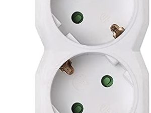 Prelungitor electric 3m 5x Schuko alb P0523R EMOS 3680W conductor cupru 1.5mm2