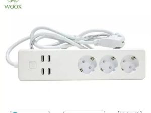 Prelungitor smart Woox R4028 3 prize +4x USB 1.8m