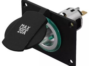Priza bricheta auto cu montaj pe placa 20A Pro Car