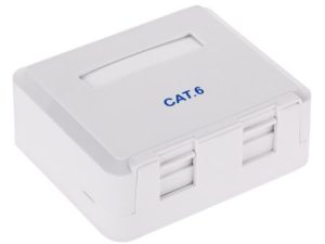 Priza dubla UTP CAT6 RJ45 8p8c