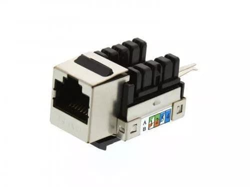 priza dubla internet Priza keystone cat5e 8p8c ecranat Well