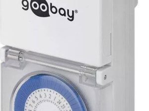 Priza programabila mecanica pentru exterior Goobay