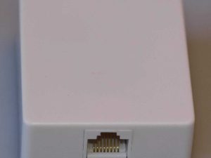 Priza retea simpla RJ45 8/8 aplicata prindere cu suruburi