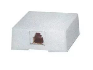 Priza RJ45 8p8c alba CAT5