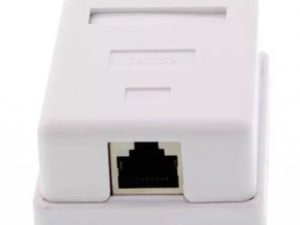 Priza simpla FTP cat5 RJ45 ecranat pe tencuiala Well
