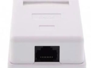 Priza simpla UTP cat6 RJ45 neecranat pe tencuiala Well