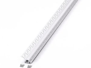 Profil aluminiu banda LED pentru rigips colt interior 2m mat V-tac SKU-3362
