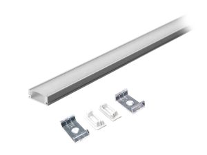 Profil aluminiu pentru banda LED 2m 23.5mm x 10mm alb SKU-3367 V-tac