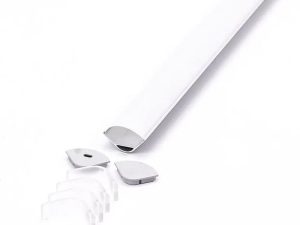 Profil aluminiu unghi 90 grade 2m argintiu-mat V-TAC SKU-3363