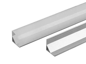 Profil aluminu rotunjit pentru banda LED 2m 15.8mm x 15.8mm V-TAC