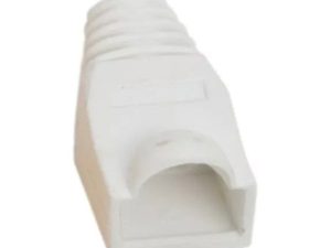Protectie alba pentru cablu cu modular 8P8C