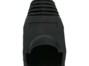 Protectie neagra pentru cablu cu modular 8P8C