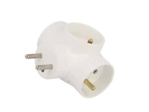 R-31 Conector AC supply splitter Layout 2P+PE 250VAC TIMEX-ELEKTRO