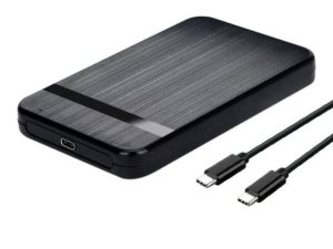 RACK carcasa metalica HDD 2.5" sau SSD SATA cu port USB 3.1 max.HDD 5TB USB TYPE C