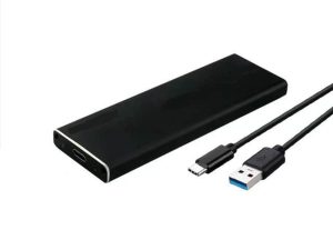 RACK carcasa metalica pentru SSD M.2/NGFF 2230 2242 2260 2280 cu port USB 3.1 max. HDD 6TB USB TYPE C