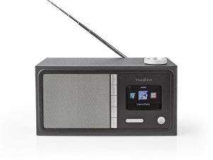 Radio cu internet FM Bluetooth telecomanda 18W negru Nedis