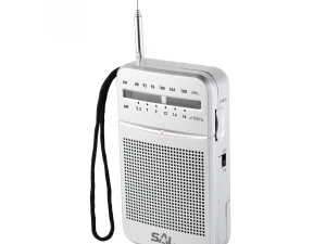 Radio portabil 2 benzi AM-FM 2x AA argintiu SAL RPC 4