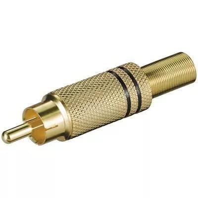 rca-mufa-rca-tata-metal-aurit-inel-negru-goobay