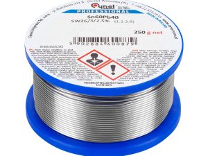 Rola fludor SN60 PB40 CYNEL 2.5mm 250Grame LUT0111-250
