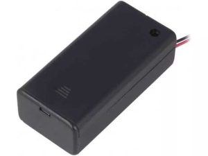 SBH-9VA Suport baterie 9V 6F22 6LR61 x1buc cu terminal cablu 150mm Fara intrerupator COMF