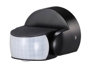 Senzor de miscare 180/360 grade 12m 1200W negru V-TAC