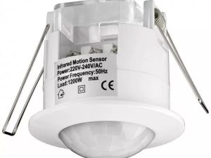 Senzor de miscare alb cu infrarosu pentru interior Goobay