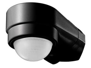 Senzor de miscare pe colt 240 grade 1200W 10m negru V-TAC