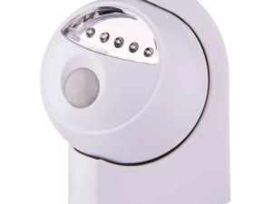 Senzor PIR +5 LED 3x AA R6 rotabil 360 grade Emos