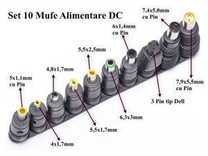 Set 10 mufe adaptoare alimentare DC