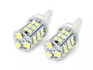 Set 2 becuri LED auto 12V 4W 255lm T20 pentru lumina de zi CLD021