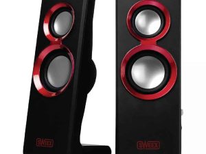 Set 2 difuzoare Purephonic USB 2.0 20W rosu SWEEX
