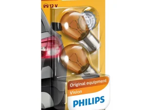 Set 2x bec auto 12V 21W PY21W PHILIPS 52372930 portocaliu