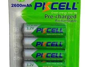 Set 4 acumulatori PKCELL AA /R6 Ni-MH 1.2V 2600mAh (618)
