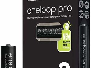 Set acumulatori AA NIMH 2500mAh R6 Eneloop PRO Panasonic 2buc BK-3HCDE/2BE