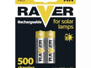 Set acumulatori Ni-MH Mignon AA R6 1.2V 600mAh pentru lampi solare Raver Emos