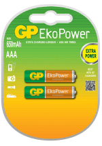 Set acumulatori R3 AAA 650mAh NiMH Eko 2buc/blister GP