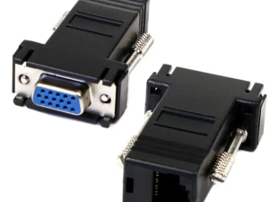 Set adaptor VGA mama la VGA mama prin cablu RJ45 2buc maxim 20m