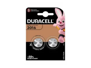 Set Baterii DURACELL CR2016 3V LITIU 20x1.6mm 2buc