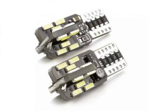 Set becuri LED auto T10 W5W 3W 240lm 6500K 12V Canbus pentru interior/portbagaj CARGUARD