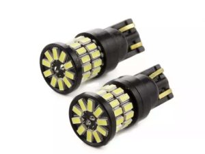 Set Becuri LED auto T10 W5W 5W 360lm alb-rece pentru interior / portbagaj 2buc CarGuard