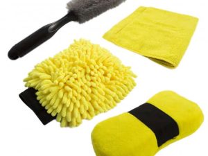 Set burete cu microfibre si perie Carguard
