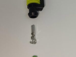 Set conector cablu Superseal 1.5 mama mufa 1 pin 1 pin inclus + 1 garnitura inclusa IP67 TE Connectivity 282079-2-SET-F