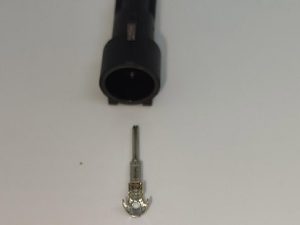 Set conector cablu Superseal 1.5 tata mufa 1 pin 1 pin inclus + 1 garnitura inclusa IP67 TE Connectivity 282103-1-SET-M