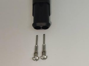 Set conector cablu Superseal 1.5 tata mufa 2 pin 2 pini inclusi + 2 garnituri incluse IP67 TE Connectivity 282104-1-SET-M