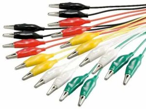 Set crocodili cu cablu 480mm 10buc Goobay