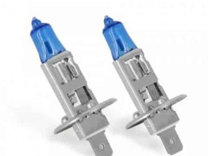 Set de 2 becuri Halogen H1 100W +130% intensitate Alb Xenon 12V Carguard
