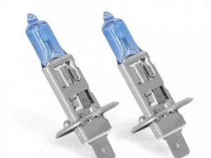 Set de 2 becuri Halogen H1 55W +50% Alb Xenon 12V Carguard