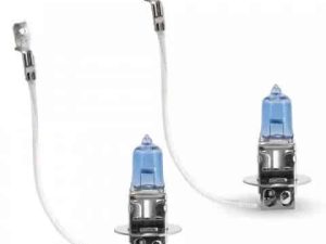 Set de 2 becuri Halogen H3 55W +50% Alb Xenon 12V Carguard