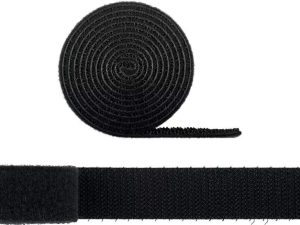 Set de gestionare fixare cabluri 1m negru Goobay