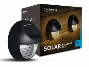 Set proiector solar de perete 6lm 2700K lumina calda 2buc/set Modee ML-WS101